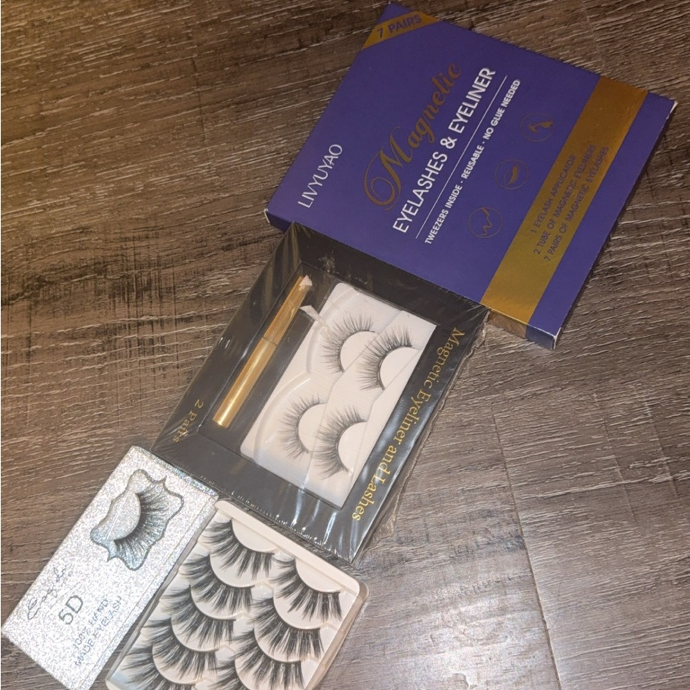 Magnetic Eyelashes with Eyeliner Set
